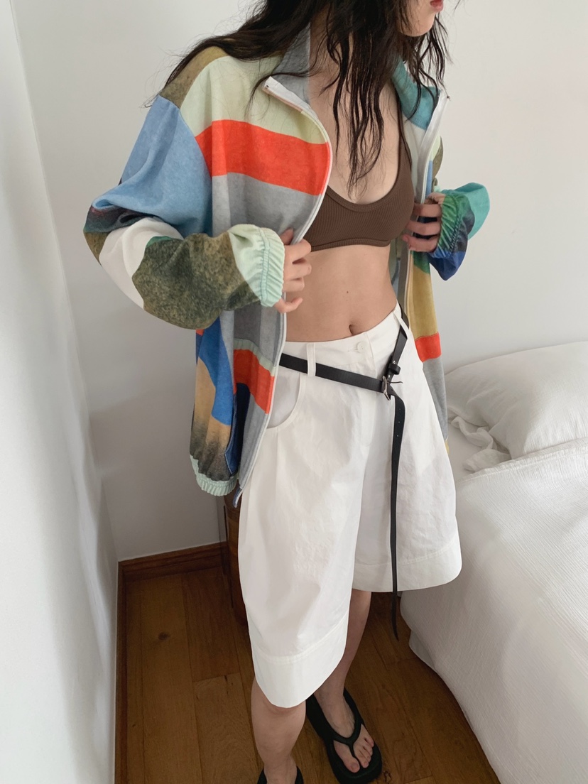 JKICHI韓國直郵㊣東大門實拍女裝新品25春夏時尚夾克毛圈布JKICHI夾克