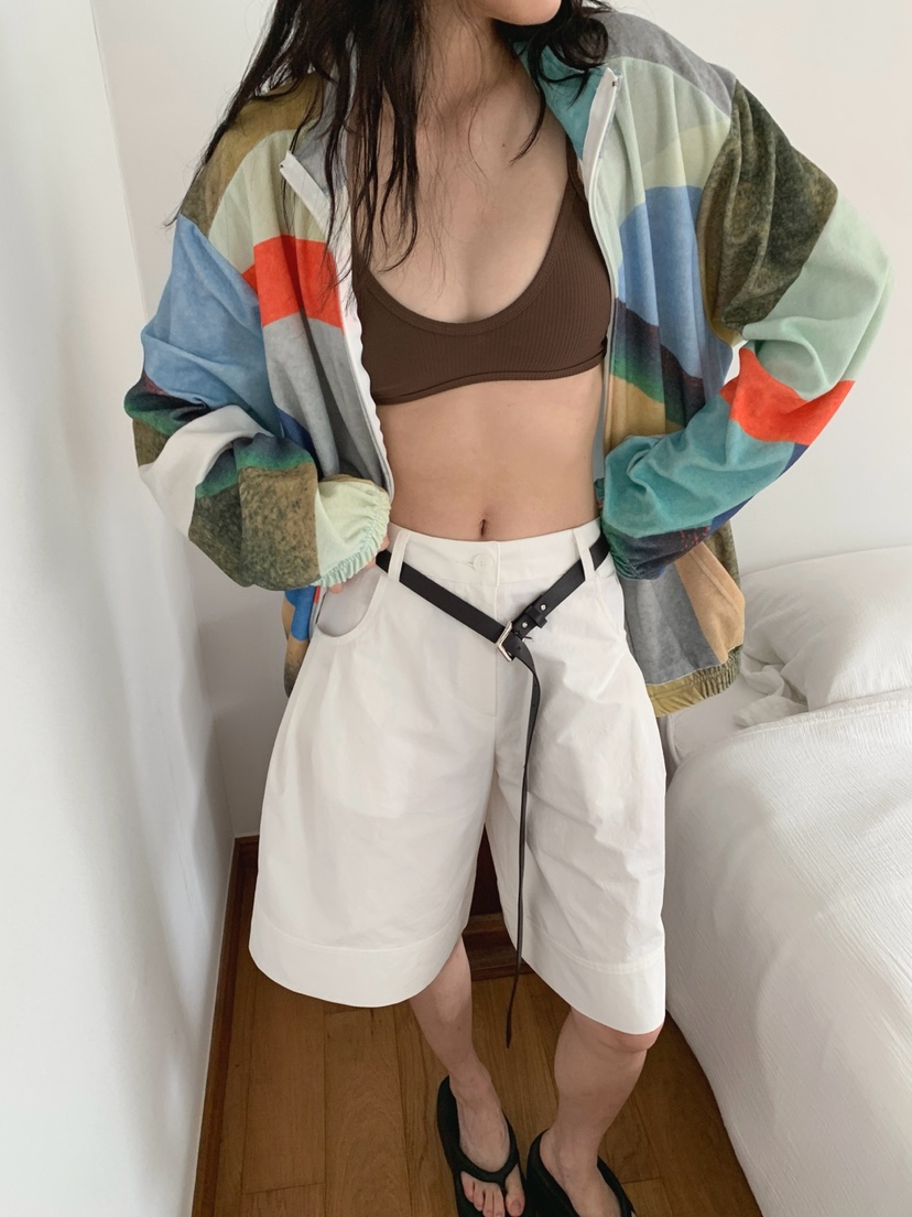 JKICHI韓國直郵㊣東大門實拍女裝新品25春夏時尚夾克毛圈布JKICHI夾克
