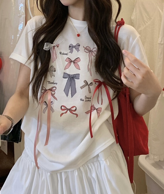 OLA韓國直郵㊣女裝新款時尚推薦休閑25春夏人氣熱賣T恤mellor/OLAT恤