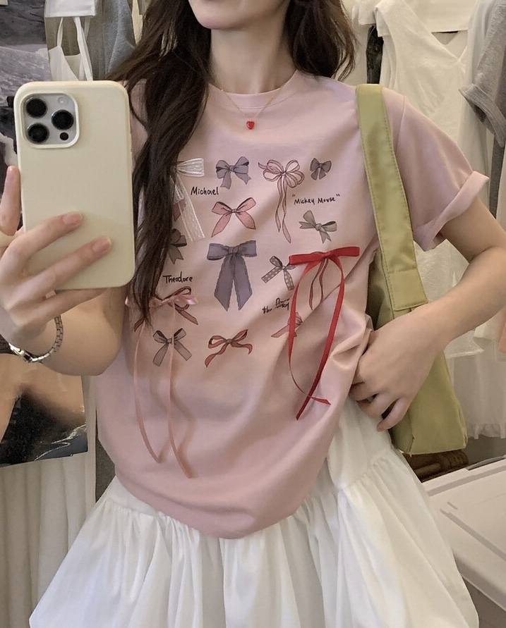 OLA韓國直郵㊣女裝新款時尚推薦休閑25春夏人氣熱賣T恤mellor/OLAT恤
