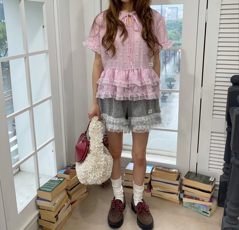 BOUTIQUE-L韓國㊣直郵東大門代購女裝新款25春夏時尚推薦短褲BOUTIQUE-L短褲