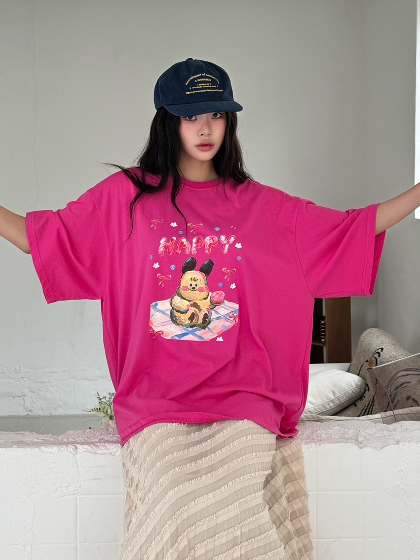 MAISONDEGLORY韓國㊣直郵東大門代購女裝新品推薦時尚熱賣T恤MAISON DE GLORYT恤圖色2