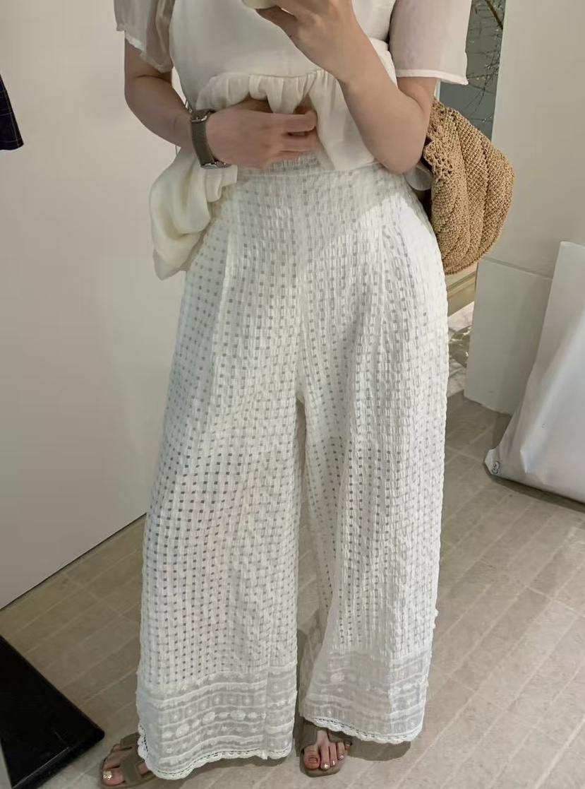 OLA韓國㊣直郵東大門代購女裝新款人氣時尚推薦25春夏休閑褲mellor/OLA休閑褲