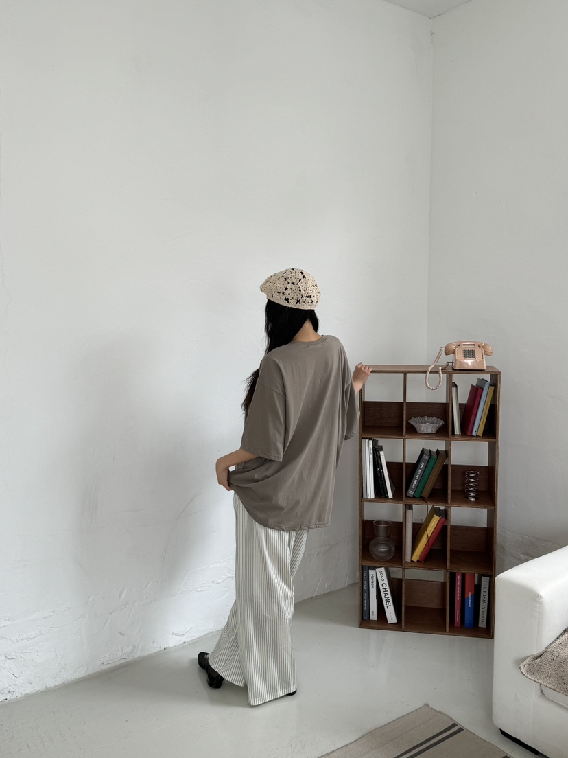 MAISONDEGLORY直郵韓國代購㊣女裝新品時尚25春夏人氣休閑T恤MAISON DE GLORYT恤