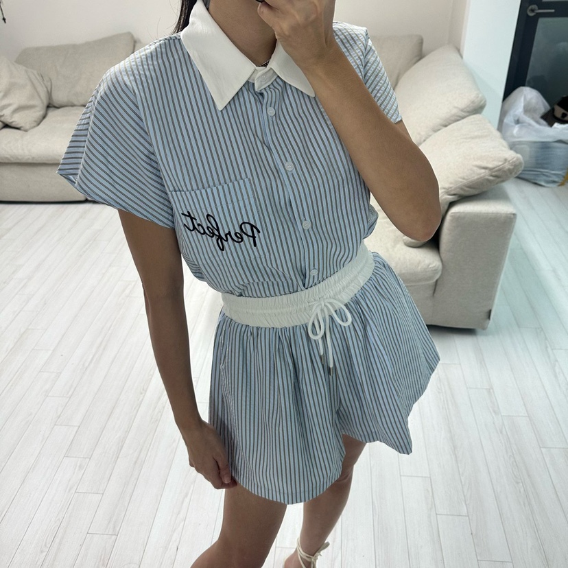 MABEL-Q韓國直郵㊣東大門實拍女裝新品時尚推薦熱賣25春夏短褲SOUIT by mabel-Q短褲