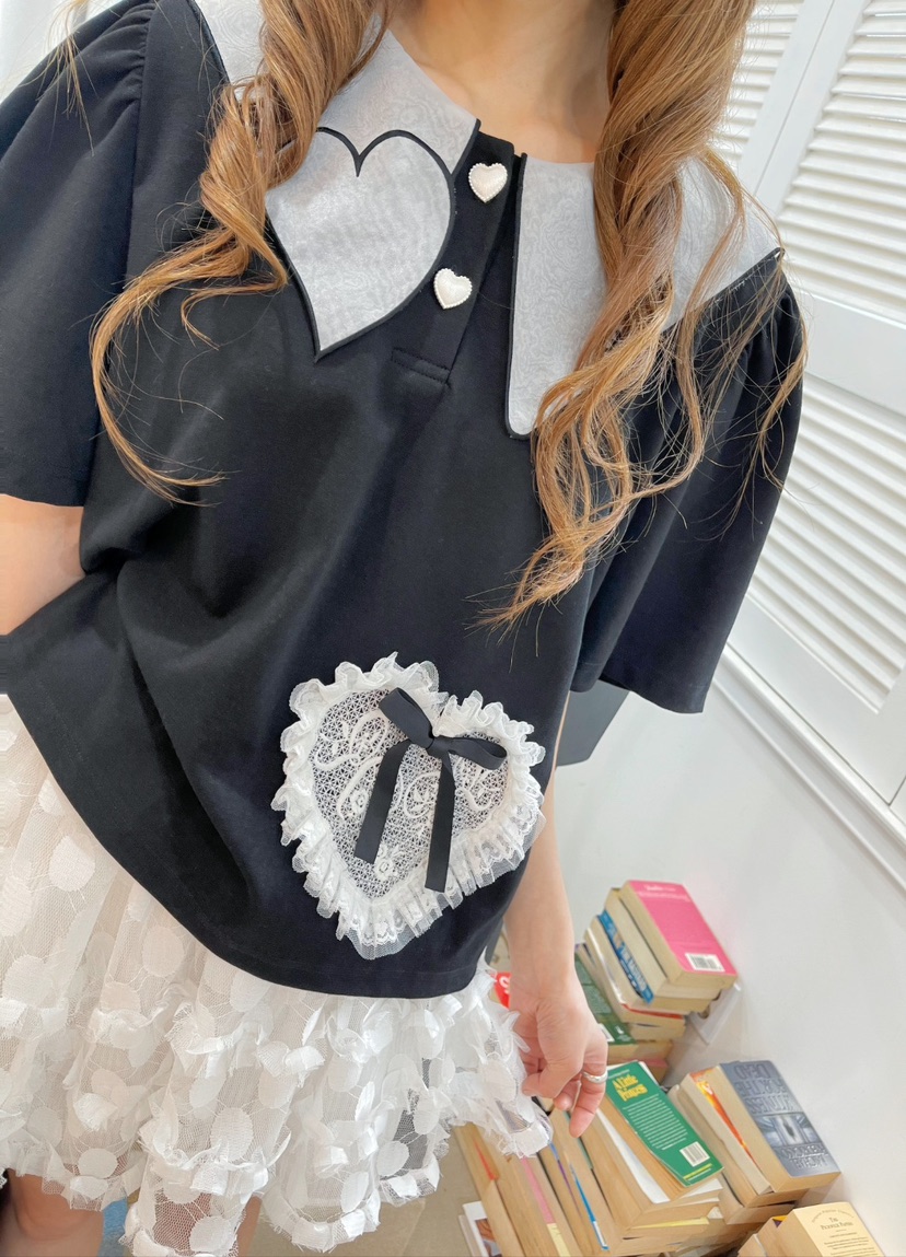 BOUTIQUE-L直郵韓國代購㊣女裝新款推薦熱賣休閑時尚人氣T恤BOUTIQUE-LT恤圖色3