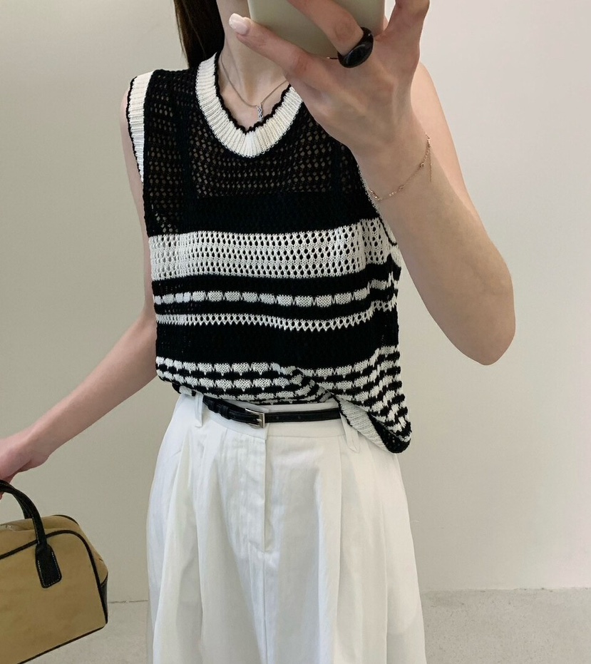 OLA韓國直郵㊣東大門實拍女裝新品25春夏休閑熱賣時尚吊帶背心mellor/OLA吊帶/背心