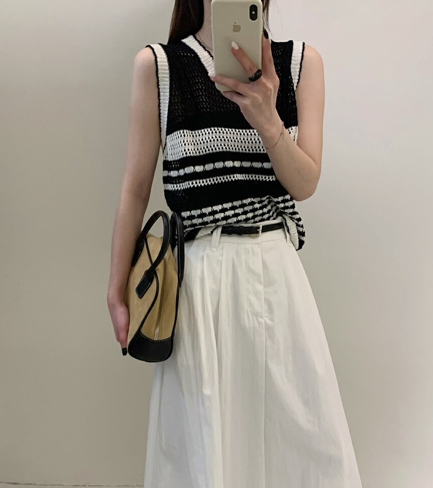 OLA韓國直郵㊣東大門實拍女裝新品25春夏休閑熱賣時尚吊帶背心mellor/OLA吊帶/背心