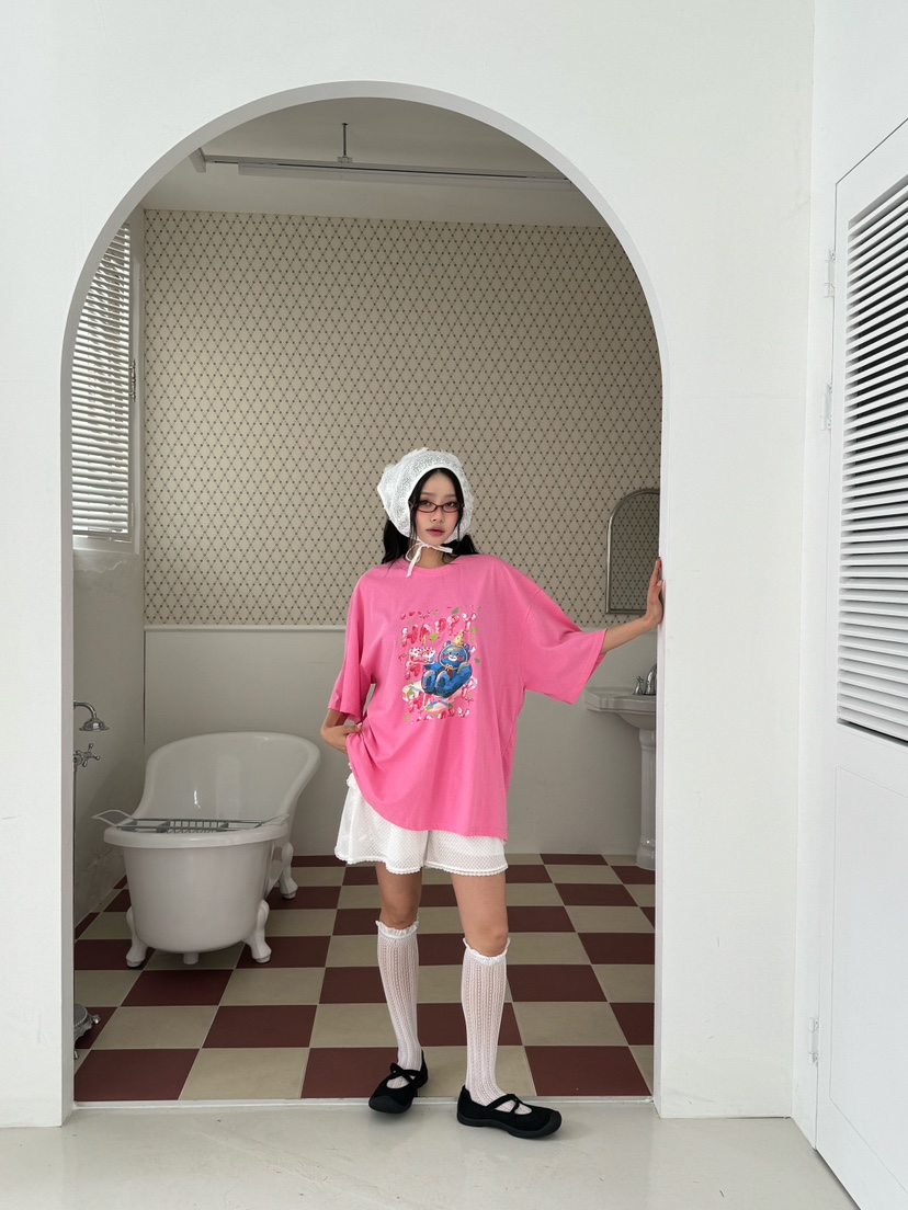 MAISONDEGLORY韓國直郵㊣東大門實拍女裝新款25春夏休閑T恤MAISON DE GLORYT恤