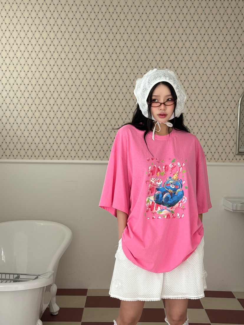 MAISONDEGLORY韓國直郵㊣東大門實拍女裝新款25春夏休閑T恤MAISON DE GLORYT恤