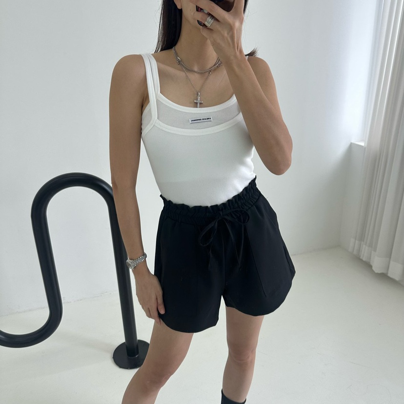 MABEL-Q韓國直郵㊣東大門實拍女裝新品熱賣人氣休閑25春夏短褲SOUIT by mabel-Q短褲