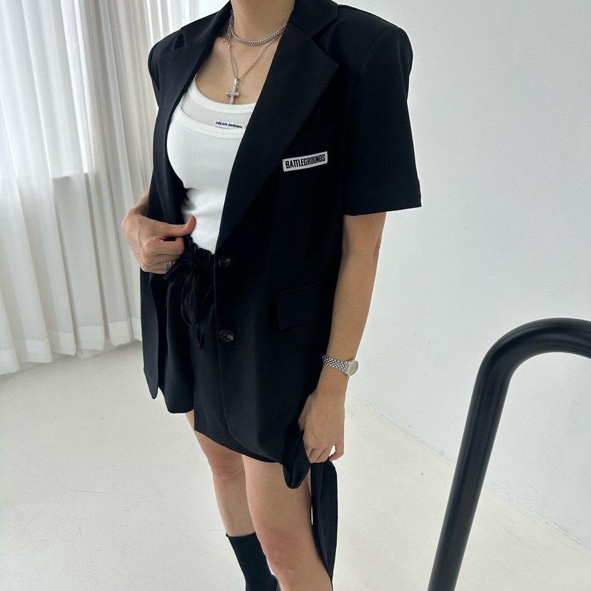 MABEL-Q韓國直郵㊣東大門實拍女裝新品熱賣人氣休閑25春夏短褲SOUIT by mabel-Q短褲