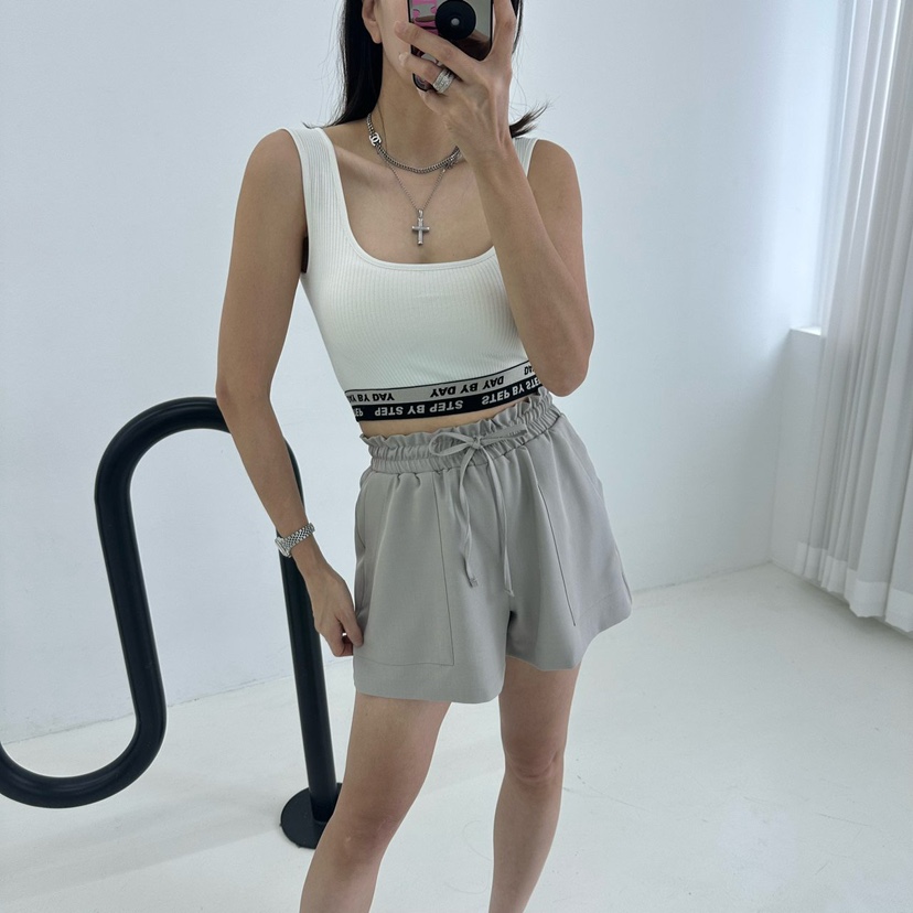 MABEL-Q韓國直郵㊣東大門實拍女裝新品熱賣人氣休閑25春夏短褲SOUIT by mabel-Q短褲