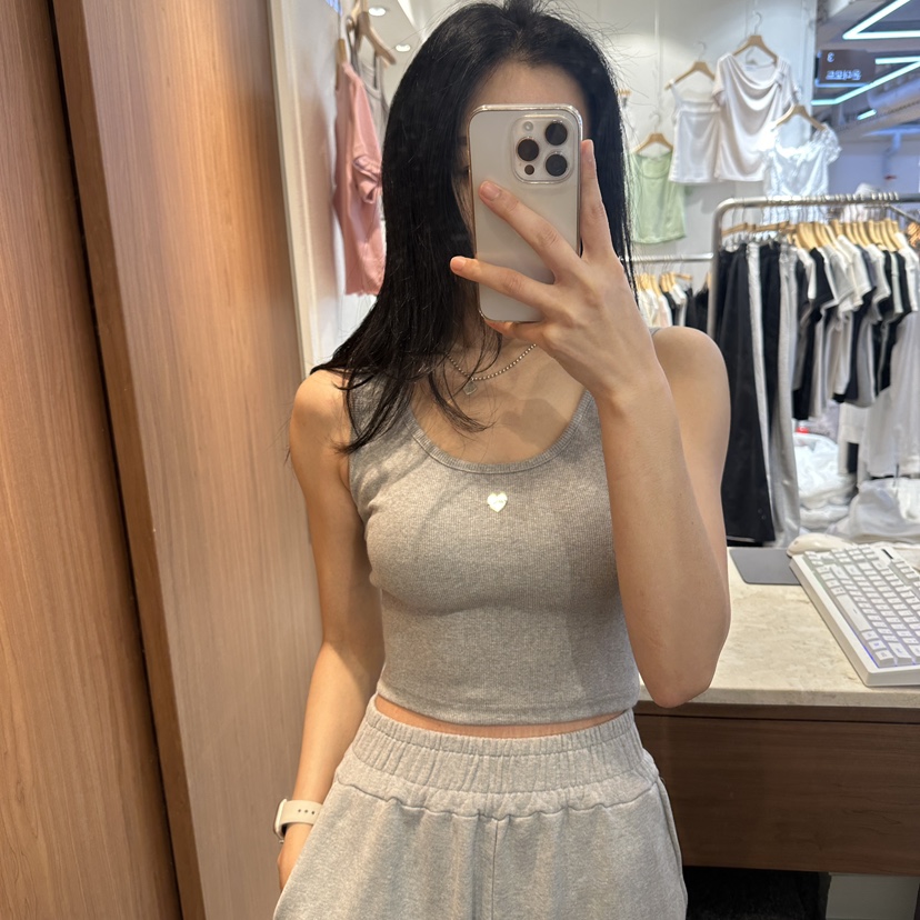 ON THE MODE韓國直郵㊣女裝新款休閑25春夏推薦人氣吊帶背心ON THE MODE吊帶/背心
