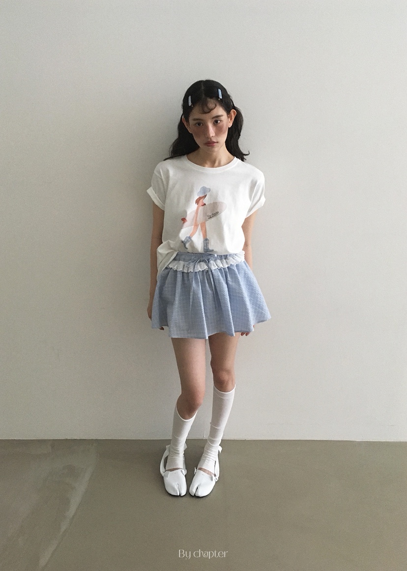 BY CHAPTER韓國直郵㊣女裝新品25春夏熱賣人氣短裙格紋半身裙Chapter短裙