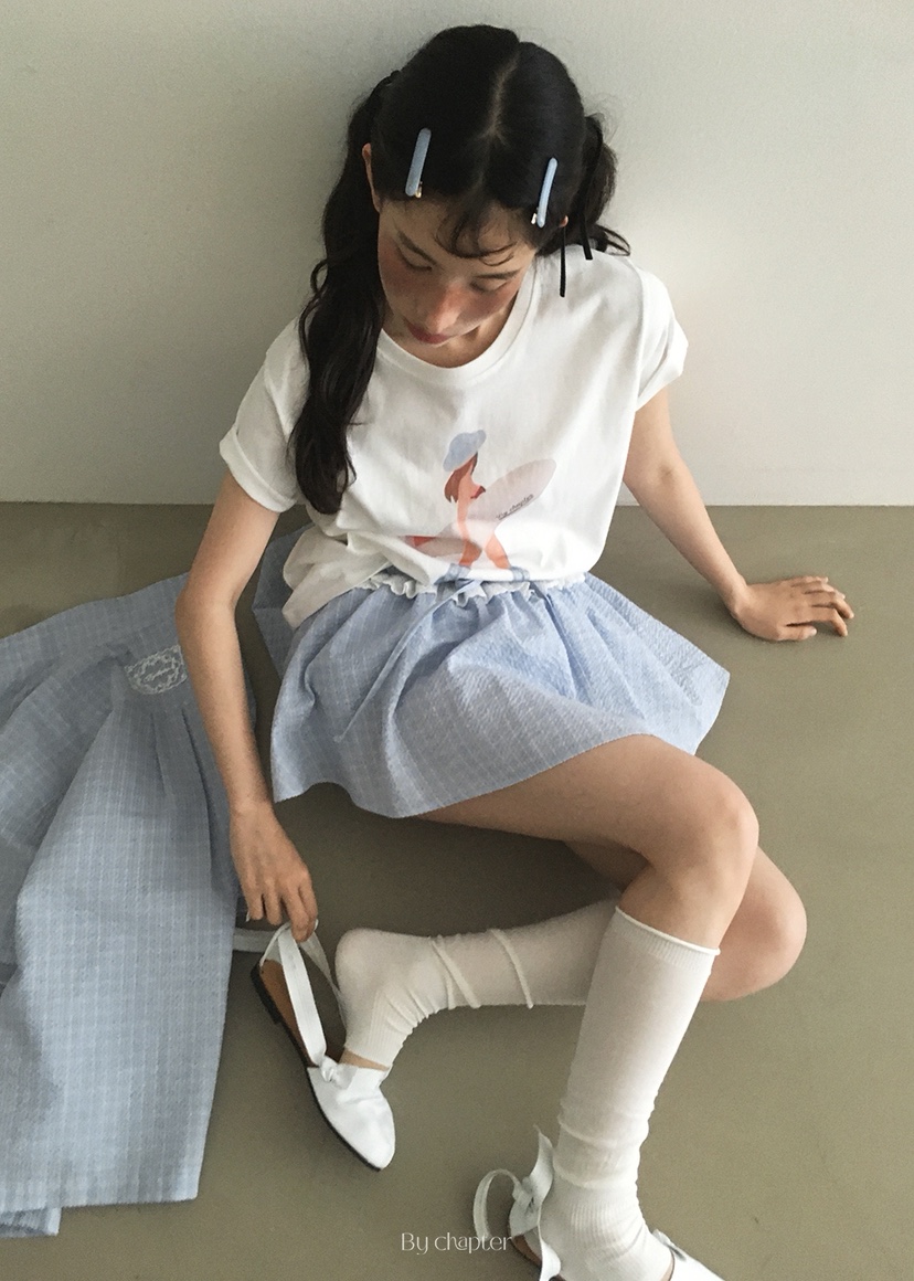 BY CHAPTER韓國直郵㊣女裝新品25春夏熱賣人氣短裙格紋半身裙Chapter短裙