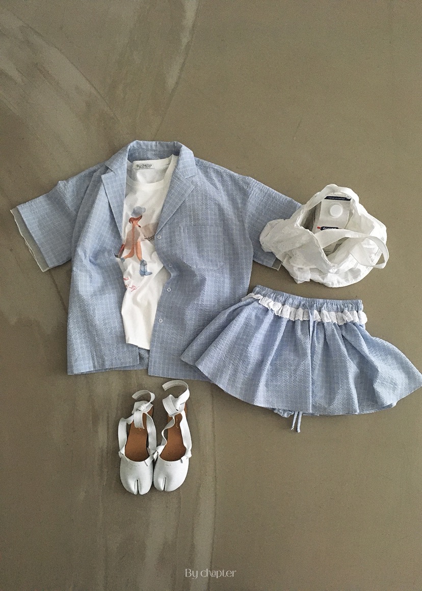 BY CHAPTER韓國直郵㊣女裝新品25春夏熱賣人氣短裙格紋半身裙Chapter短裙