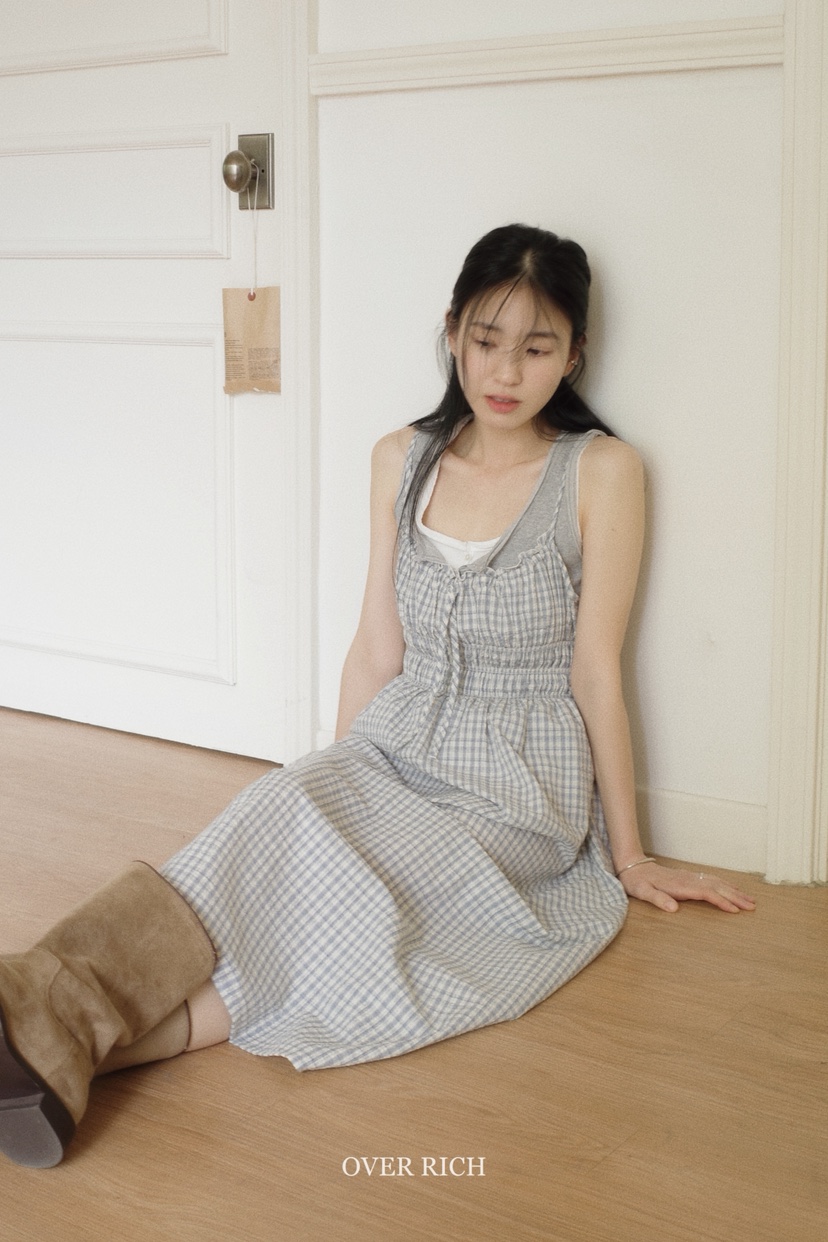OVER RICH直郵韓國代購㊣女裝新款休閑推薦25春夏人氣連衣裙OVER RICH連衣裙