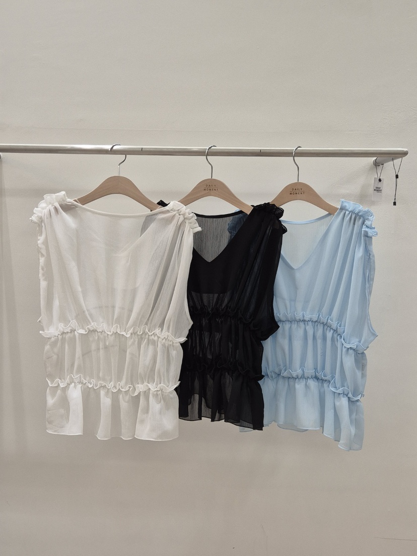 DAILY MOMENT韓國㊣直郵東大門代購女裝新品25春夏吊帶背心DAILY MOMENT吊帶/背心