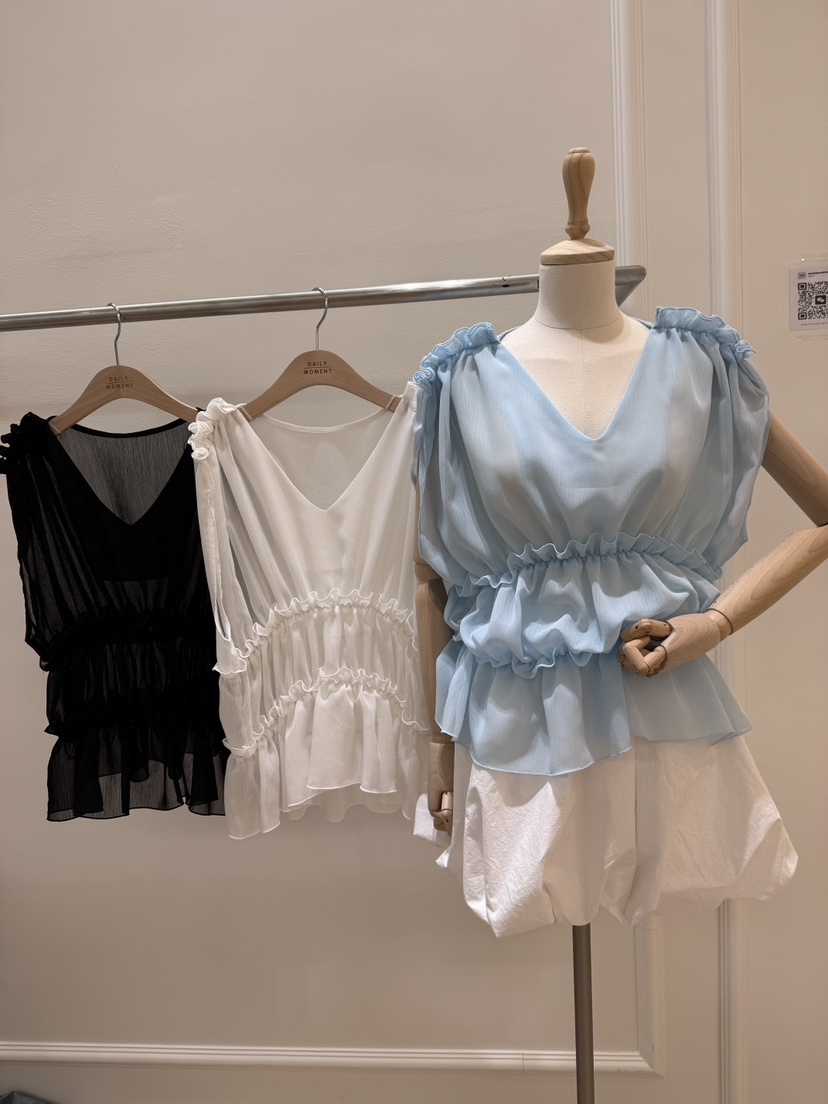 DAILY MOMENT韓國㊣直郵東大門代購女裝新品25春夏吊帶背心DAILY MOMENT吊帶/背心