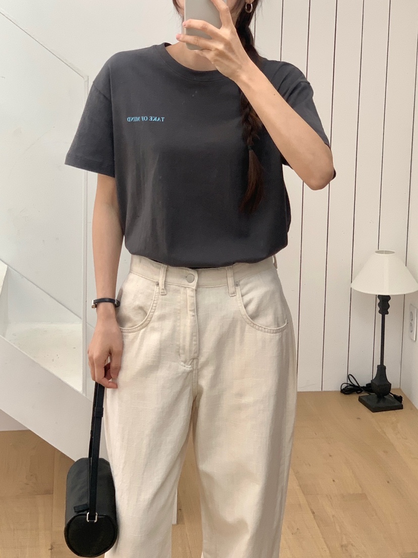 WOOD韓國直郵㊣女裝新品人氣休閑時尚25春夏熱賣推薦休閑褲WOOD休閑褲