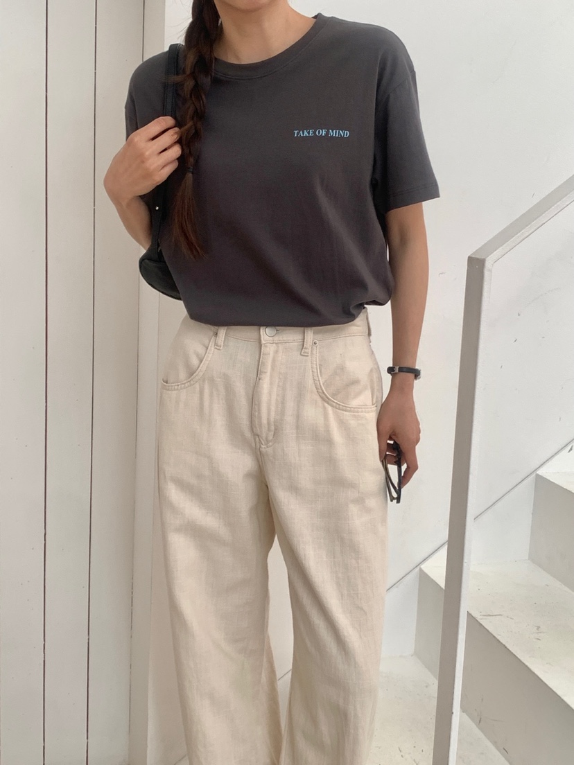 WOOD韓國直郵㊣女裝新品人氣休閑時尚25春夏熱賣推薦休閑褲WOOD休閑褲