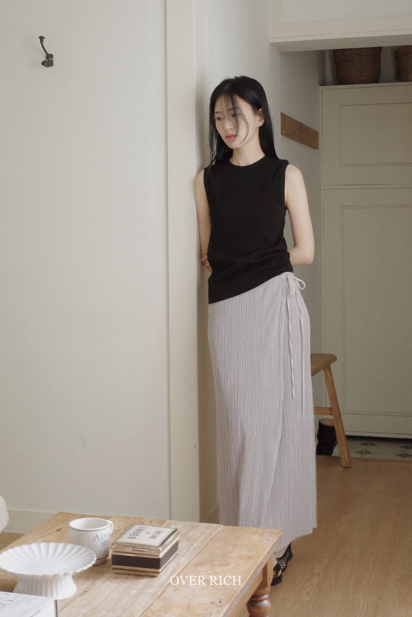 OVER RICH直郵韓國代購㊣女裝新品25春夏時尚人氣熱賣長裙OVER RICH長裙