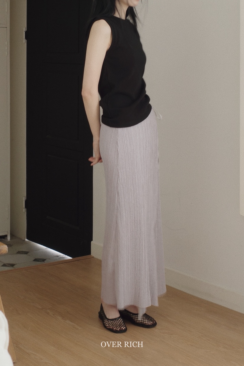OVER RICH直郵韓國代購㊣女裝新品25春夏時尚人氣熱賣長裙OVER RICH長裙
