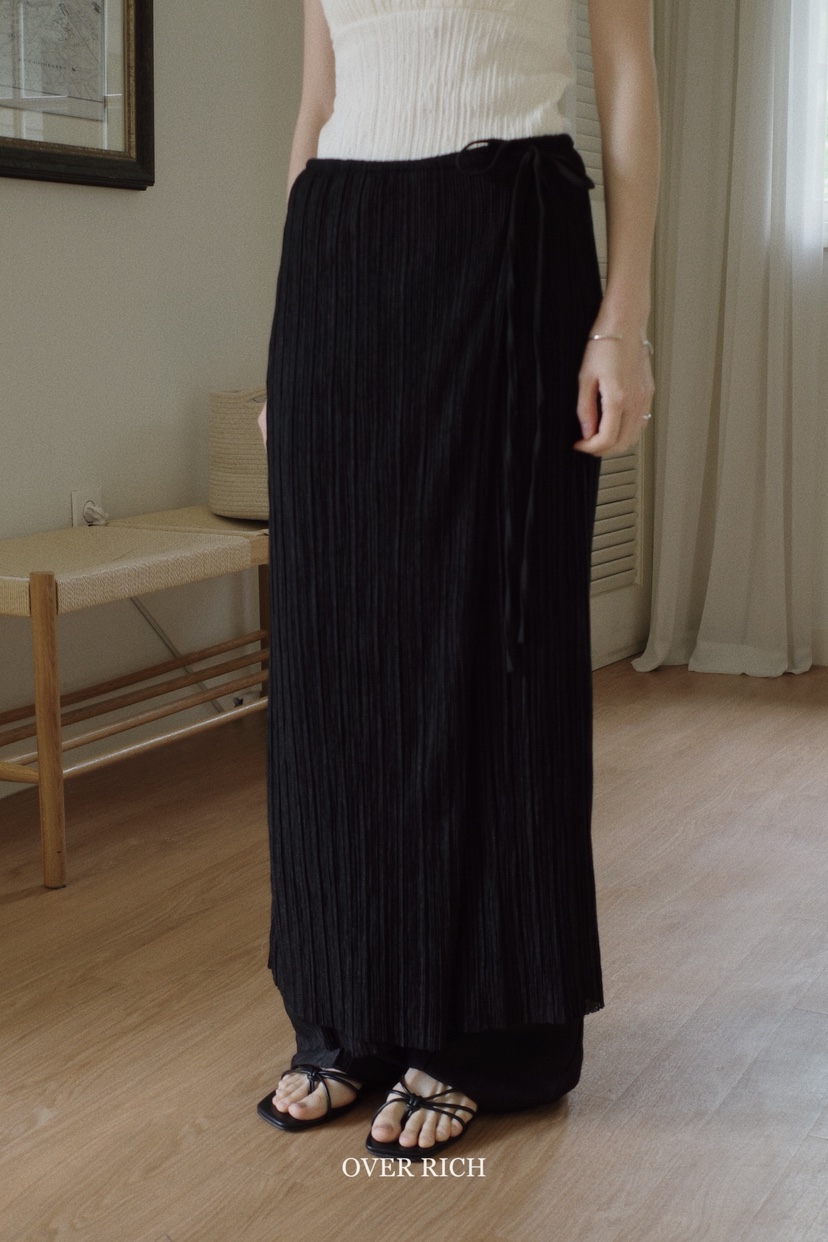 OVER RICH直郵韓國代購㊣女裝新品25春夏時尚人氣熱賣長裙OVER RICH長裙