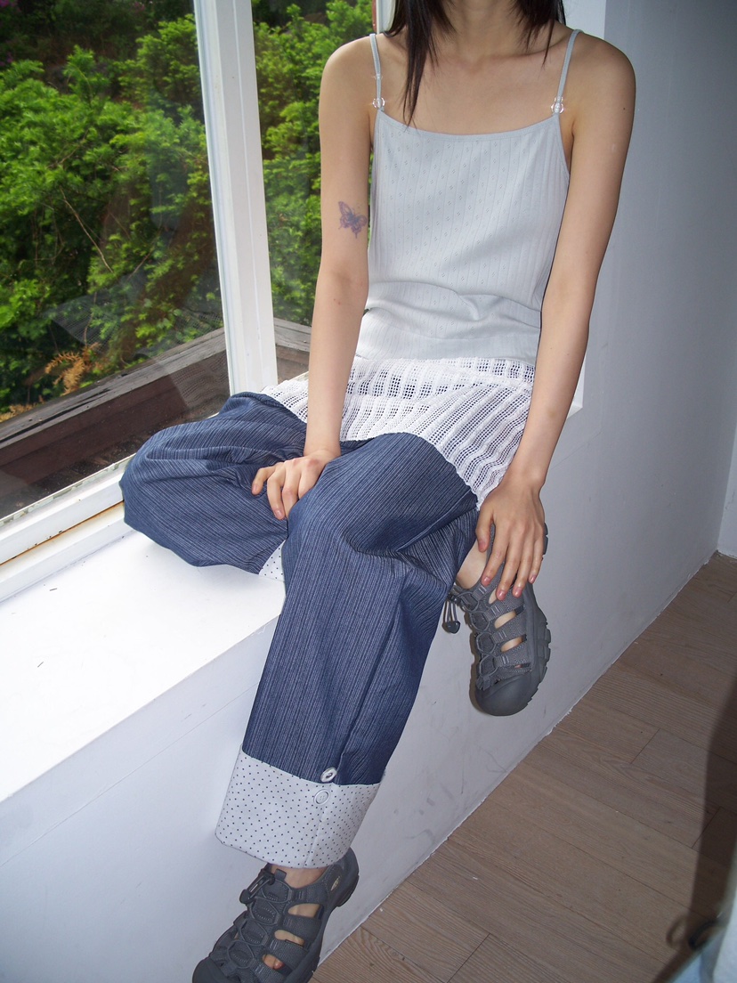 FLASH韓國直郵㊣東大門實拍女裝新款休閑熱賣推薦25春夏休閑褲FLASH休閑褲