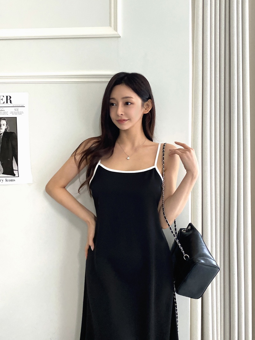 CLOTH韓國直郵㊣東大門實拍女裝新款熱賣推薦人氣連衣裙緞面CLOTH連衣裙