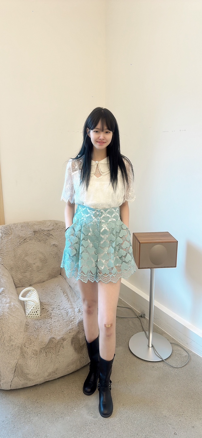 YARD直郵韓國代購㊣女裝新品熱賣時尚推薦休閑人氣襯衫蕾絲衫YARD襯衫/蕾絲衫