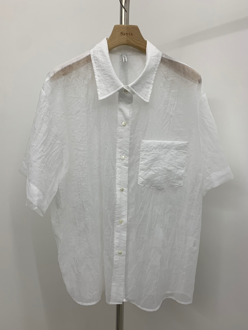 LOVE MY SANTA直郵韓國代購㊣女裝新款休閑25春夏襯衫蕾絲衫Santa/LOVE MY SANTA襯衫/蕾絲衫