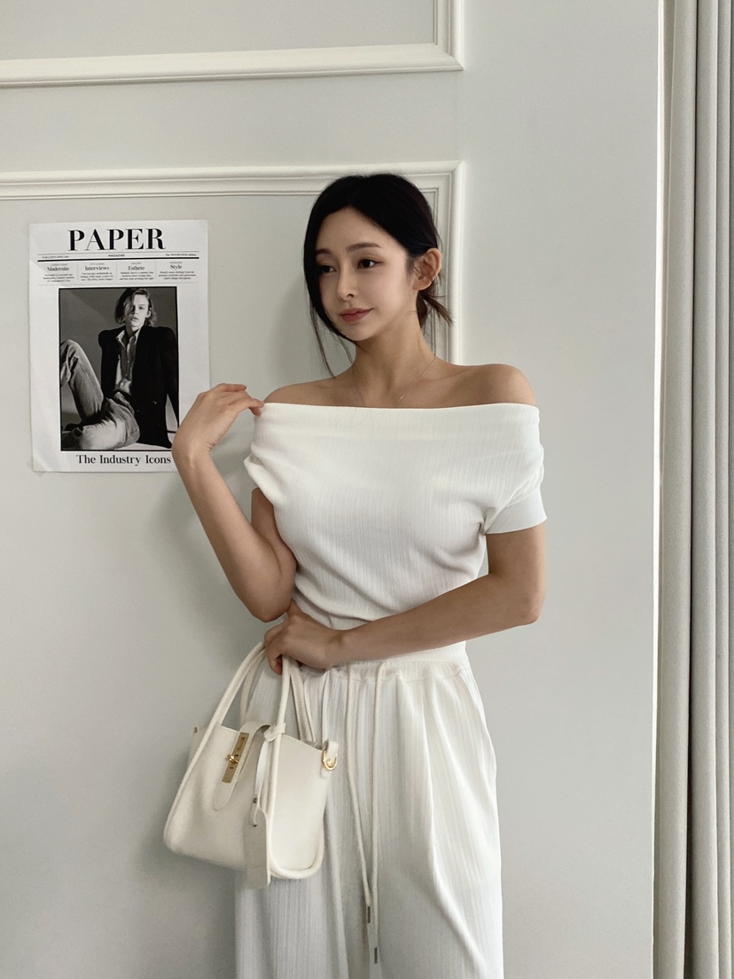 CLOTH直郵韓國代購㊣女裝新品推薦休閑25春夏套裝兩件套褶皺CLOTH套裝