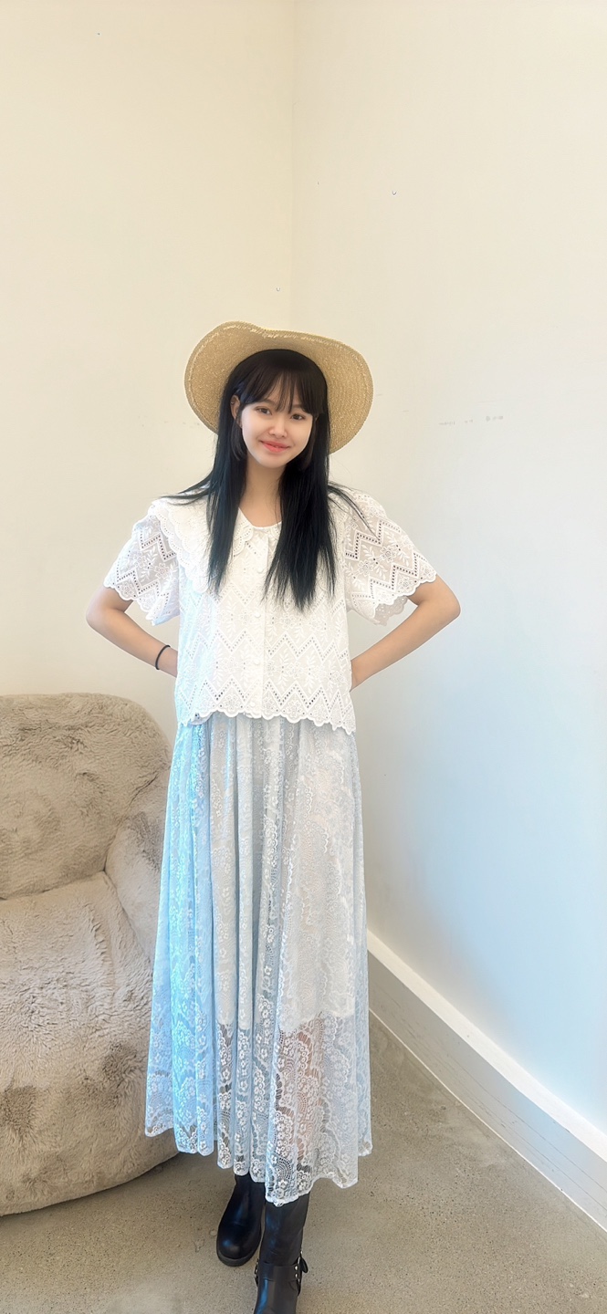 YARD韓國直郵㊣女裝新品休閑熱賣人氣時尚推薦25春夏襯衫蕾絲衫YARD襯衫/蕾絲衫