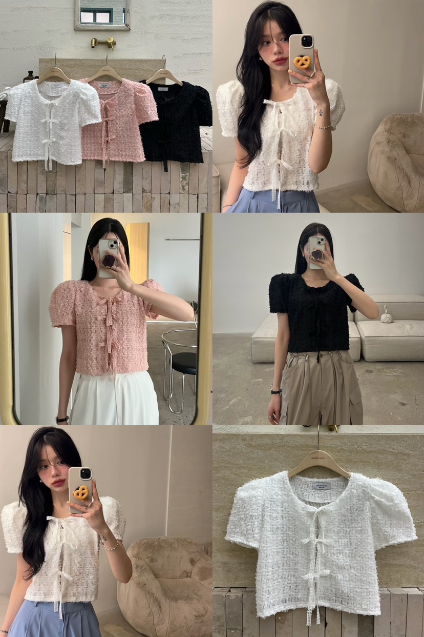 AMUSE SEOUL韓國㊣直郵東大門代購女裝新品時尚25春夏針織衫AMUSE SEOUL針織衫