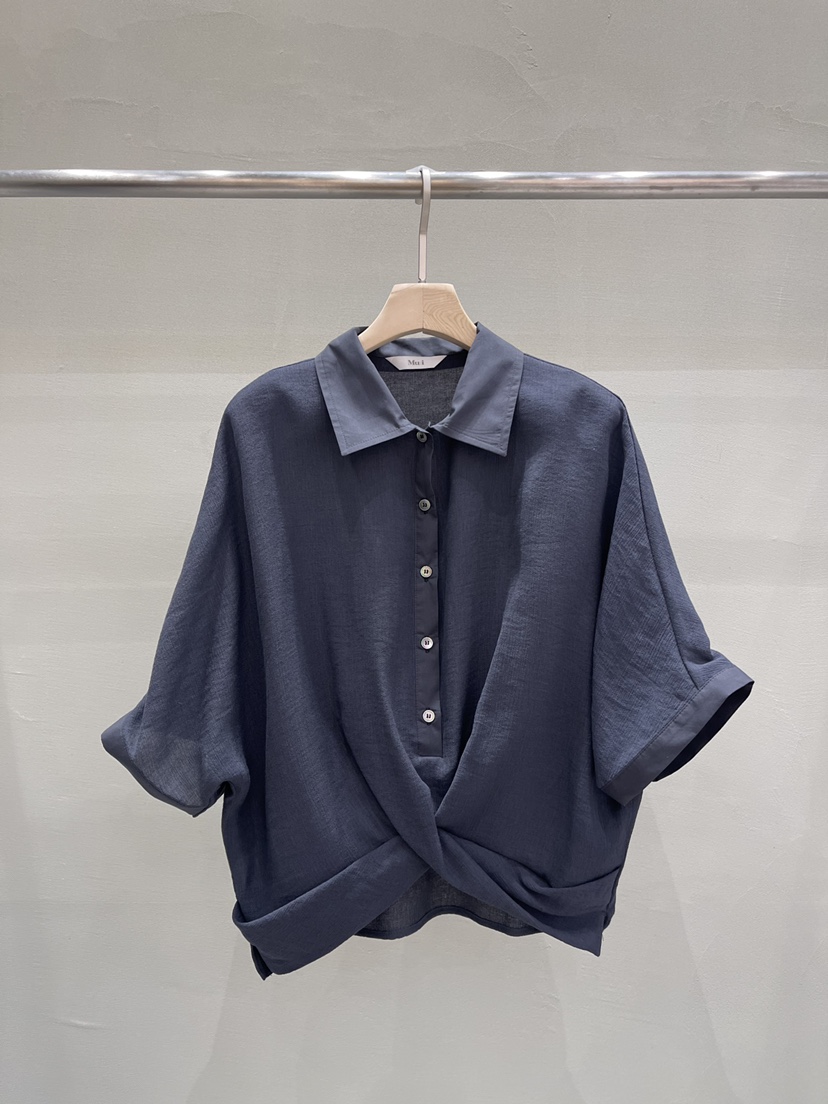 THE MUI韓國直郵㊣女裝新款時尚人氣休閑25春夏襯衫蕾絲衫Mu:i-A襯衫/蕾絲衫圖色2