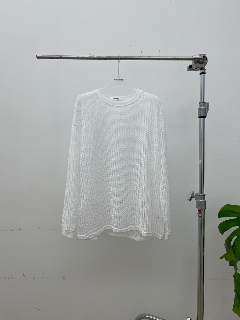 ATMOSPHERE韓國直郵㊣東大門實拍女裝新品休閑25春夏長袖T恤ATMOSPHERE/BLING長袖T恤