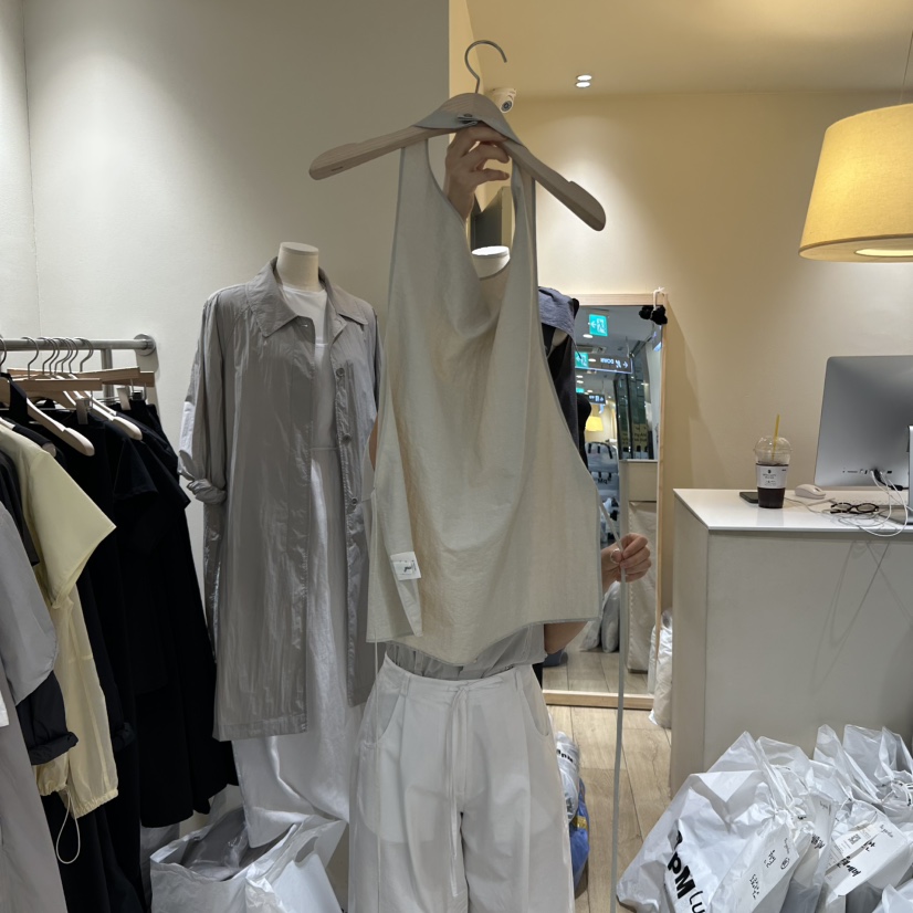GARDEN直郵韓國代購㊣女裝新品人氣休閑時尚熱賣25春夏吊帶背心GARDEN吊帶/背心