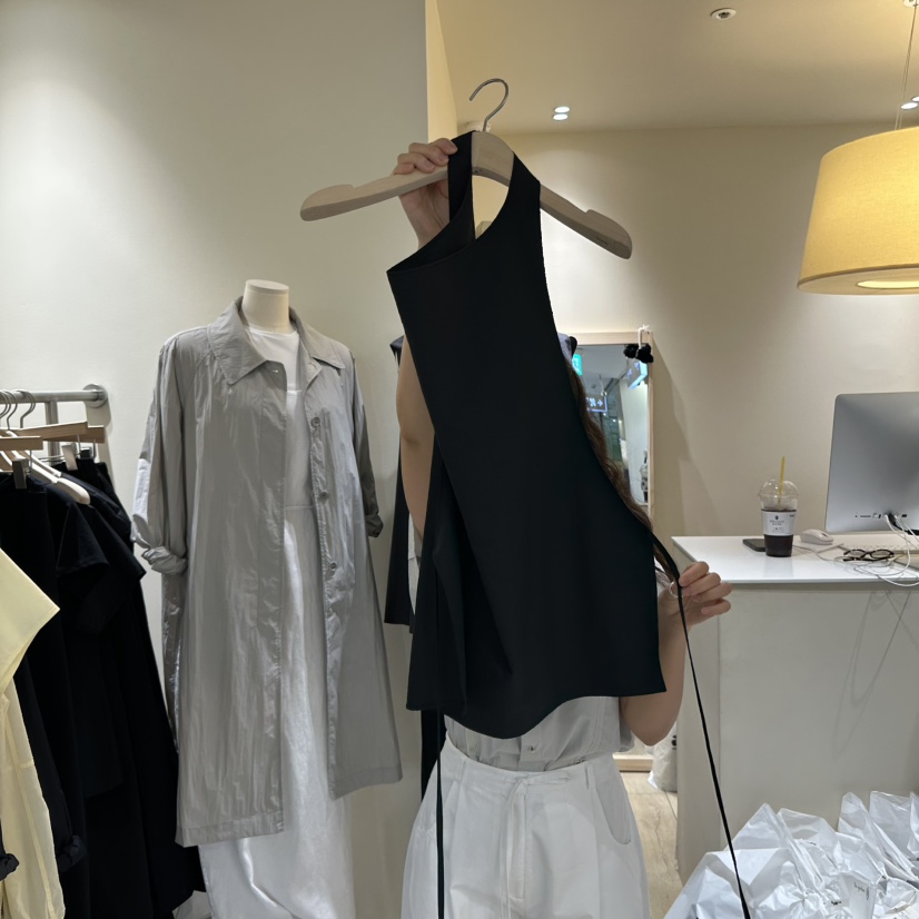 GARDEN直郵韓國代購㊣女裝新品人氣休閑時尚熱賣25春夏吊帶背心GARDEN吊帶/背心圖色2