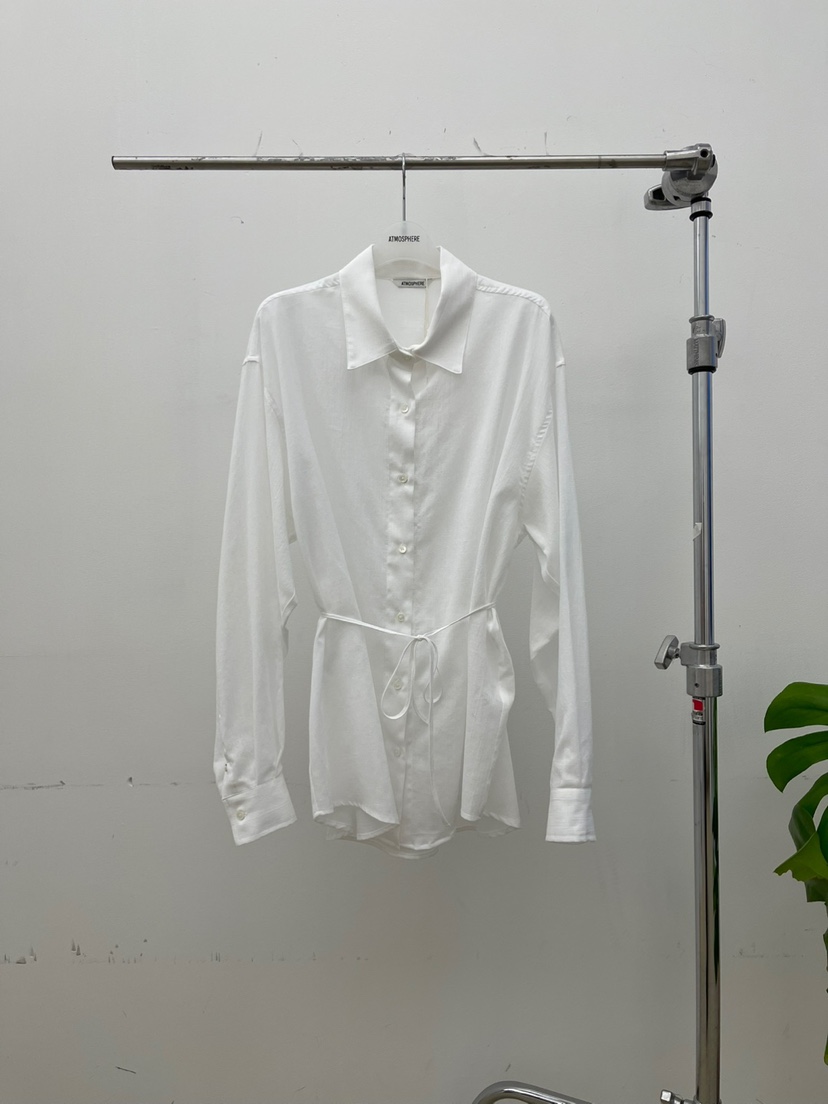 ATMOSPHERE直郵韓國代購㊣女裝新品休閑25春夏時尚襯衫蕾絲衫ATMOSPHERE/BLING襯衫/蕾絲衫