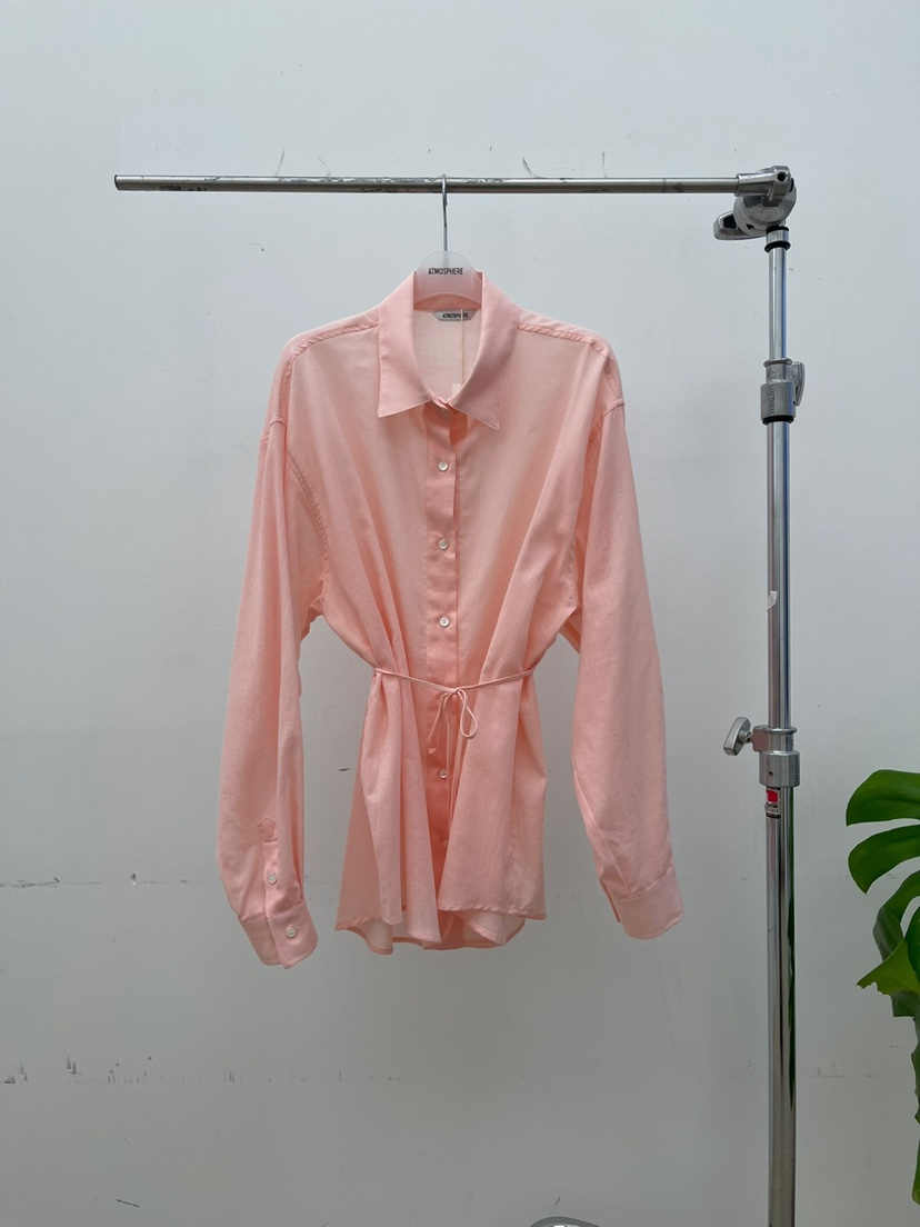 ATMOSPHERE直郵韓國代購㊣女裝新品休閑25春夏時尚襯衫蕾絲衫ATMOSPHERE/BLING襯衫/蕾絲衫圖色2