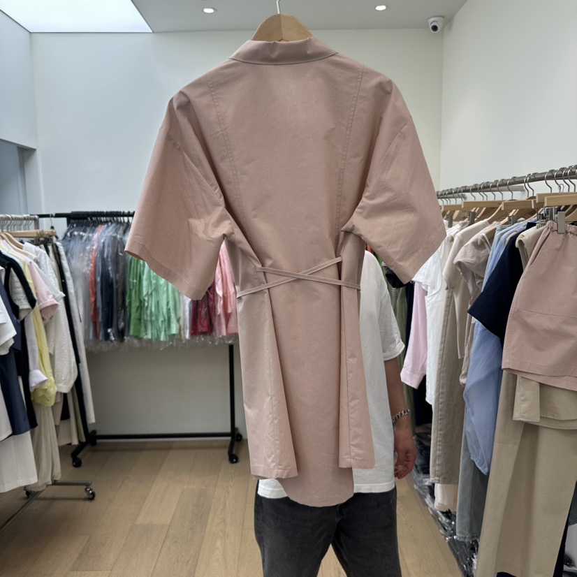BLENDING-p直郵韓國代購㊣女裝新品推薦人氣25春夏襯衫蕾絲衫BLENDING襯衫/蕾絲衫