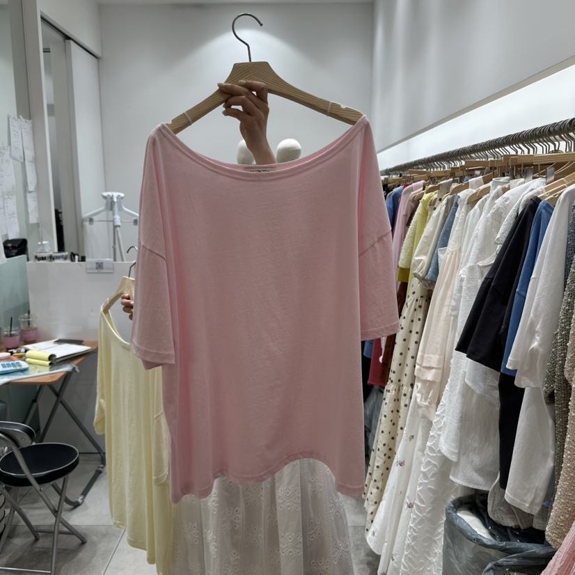 XPARTY韓國直郵㊣女裝新品熱賣人氣推薦25春夏時尚休閑T恤XPARTYT恤圖色3