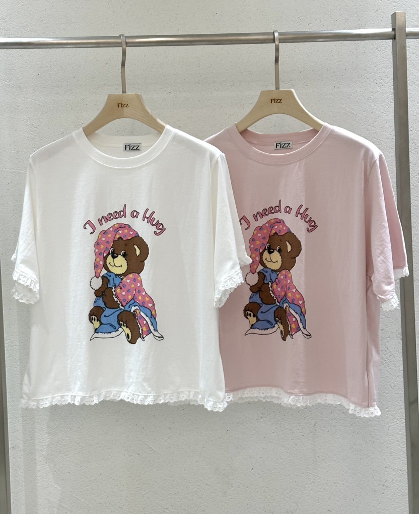 FIZZ韓國㊣直郵東大門代購女裝新品推薦時尚25春夏休閑熱賣T恤FIZZT恤
