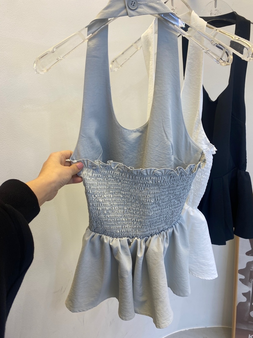 BLACK BIJOU韓國直郵㊣東大門實拍女裝新品熱賣推薦吊帶背心BLACK BIJOU吊帶/背心