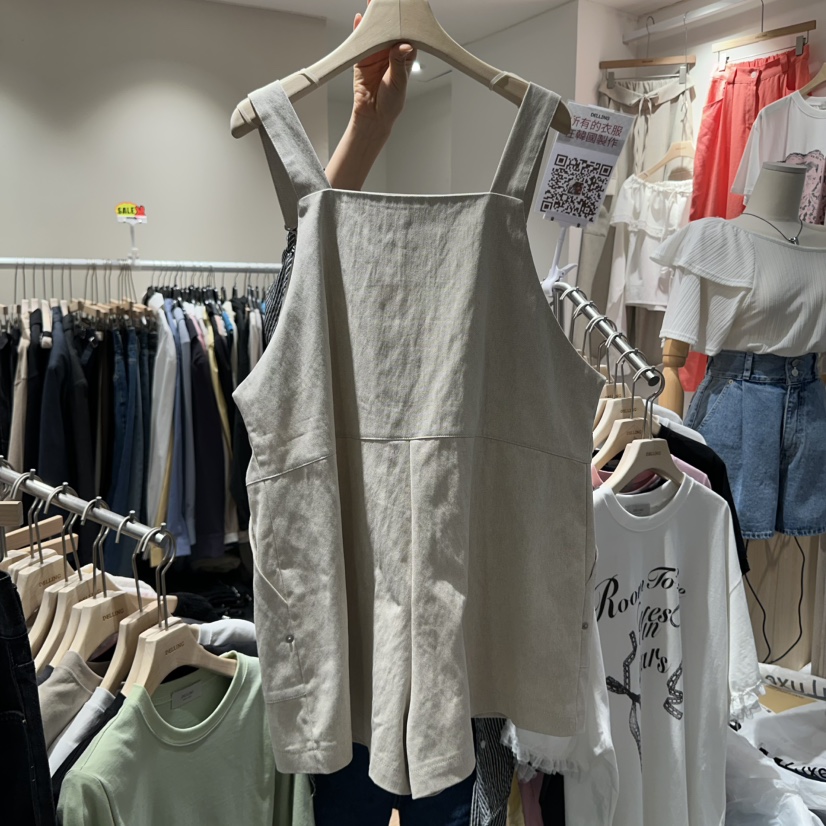 DELLING直郵韓國代購㊣女裝新品熱賣時尚人氣25春夏推薦背帶褲DELLING背帶褲