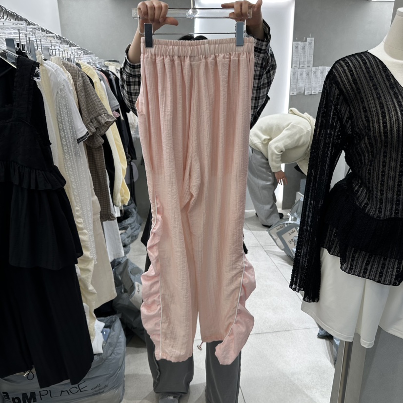 ANDE韓國㊣直郵東大門代購女裝新款熱賣時尚25春夏人氣休閑褲ANDE休閑褲