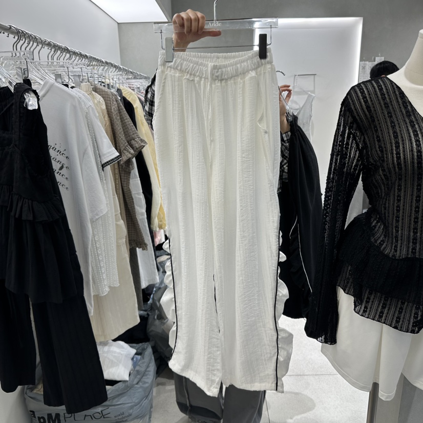 ANDE韓國㊣直郵東大門代購女裝新款熱賣時尚25春夏人氣休閑褲ANDE休閑褲圖色2