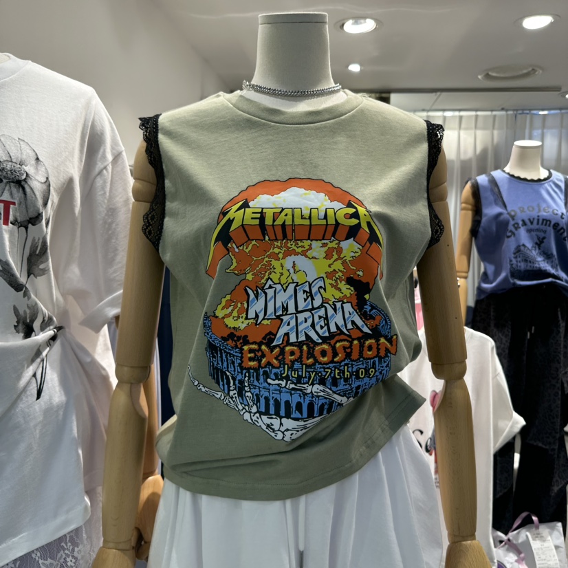 THE LOT韓國㊣直郵東大門代購女裝新品25春夏吊帶背心蕾絲THE LOT/ LOT吊帶/背心